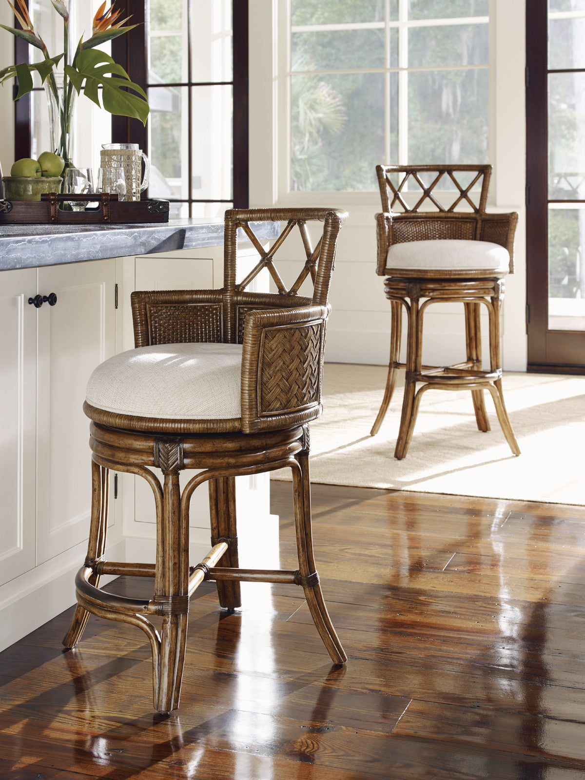 BALI HAI Kamala Bay Swivel Bar Stool by Tommy Bahama