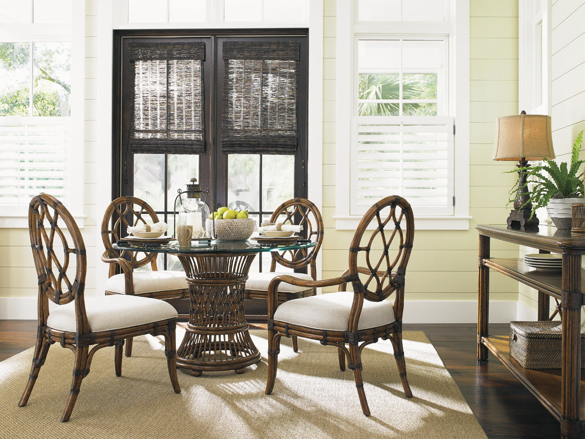 BALI HAI Cedar Key Oval Back Side Chair
