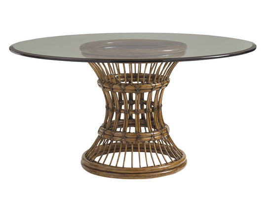 BALI HAI Latitude Dining Table With Glass Top