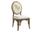 BALI HAI Gulfstream Oval Back Side Chair-Woven Palm Frond by Tommy Bahama