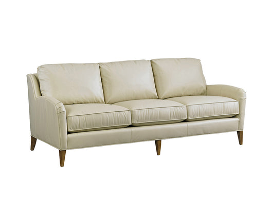 Twin Palms Coconut Grove Leather Sofa By Tommy Bahama