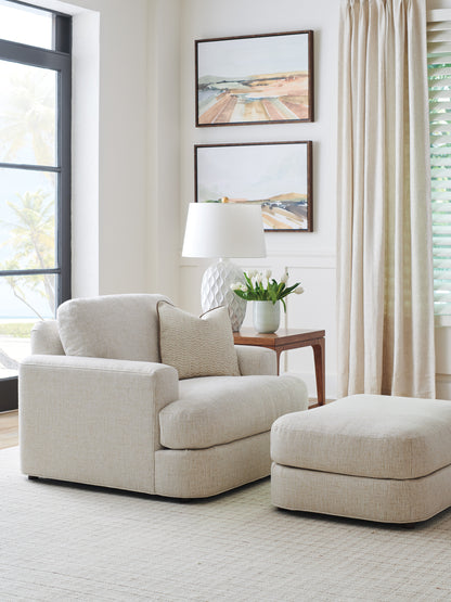 Palm Desert Lansing Ottoman By Tommy Bahama