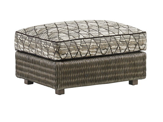 Cypress Point Hayes Ottoman by Tommy Bahama