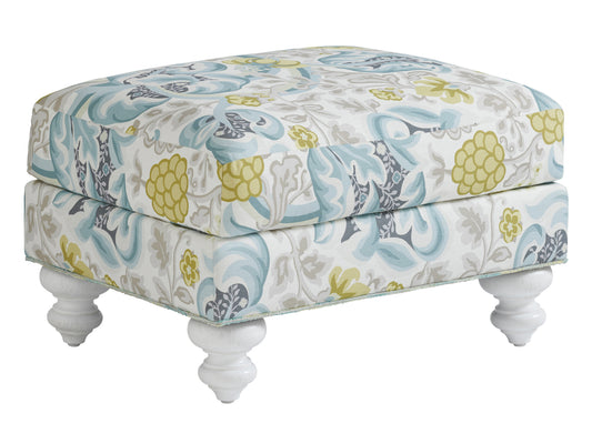 Ocean Breeze Gilmore Ottoman By Tommy Bahama
