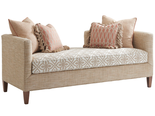 Palm Desert Sebastian Settee By Tommy Bahama