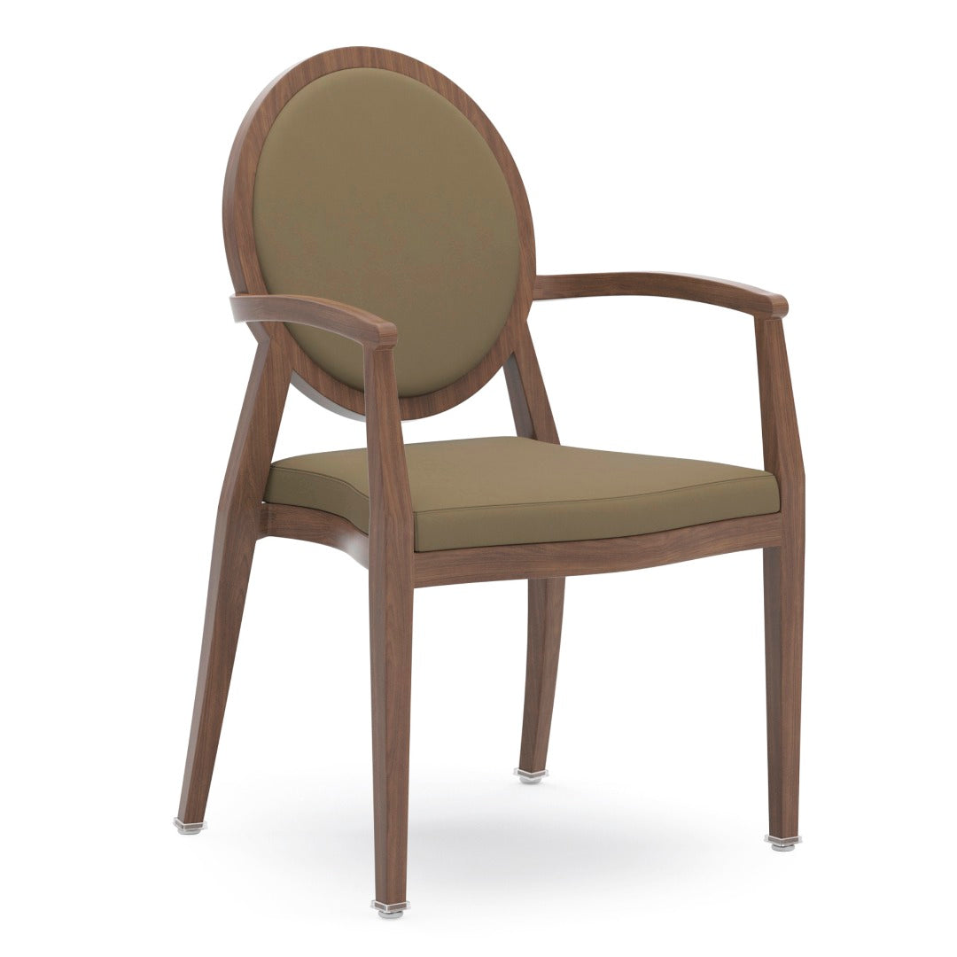 7952 / 7952-1AB Aluminum Stacking Armchair