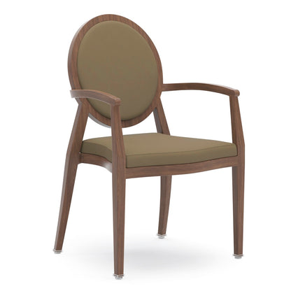 7952 / 7952-1AB Aluminum Stacking Armchair