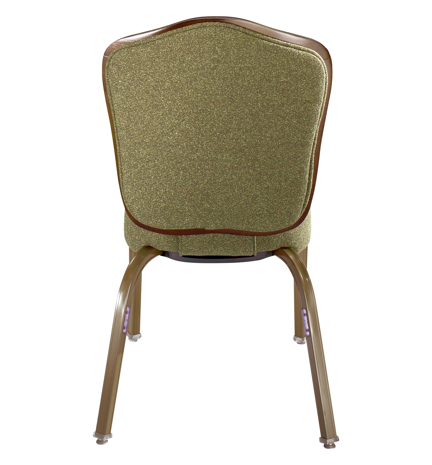 8105 Wood Back Aluminum Stacking Chair