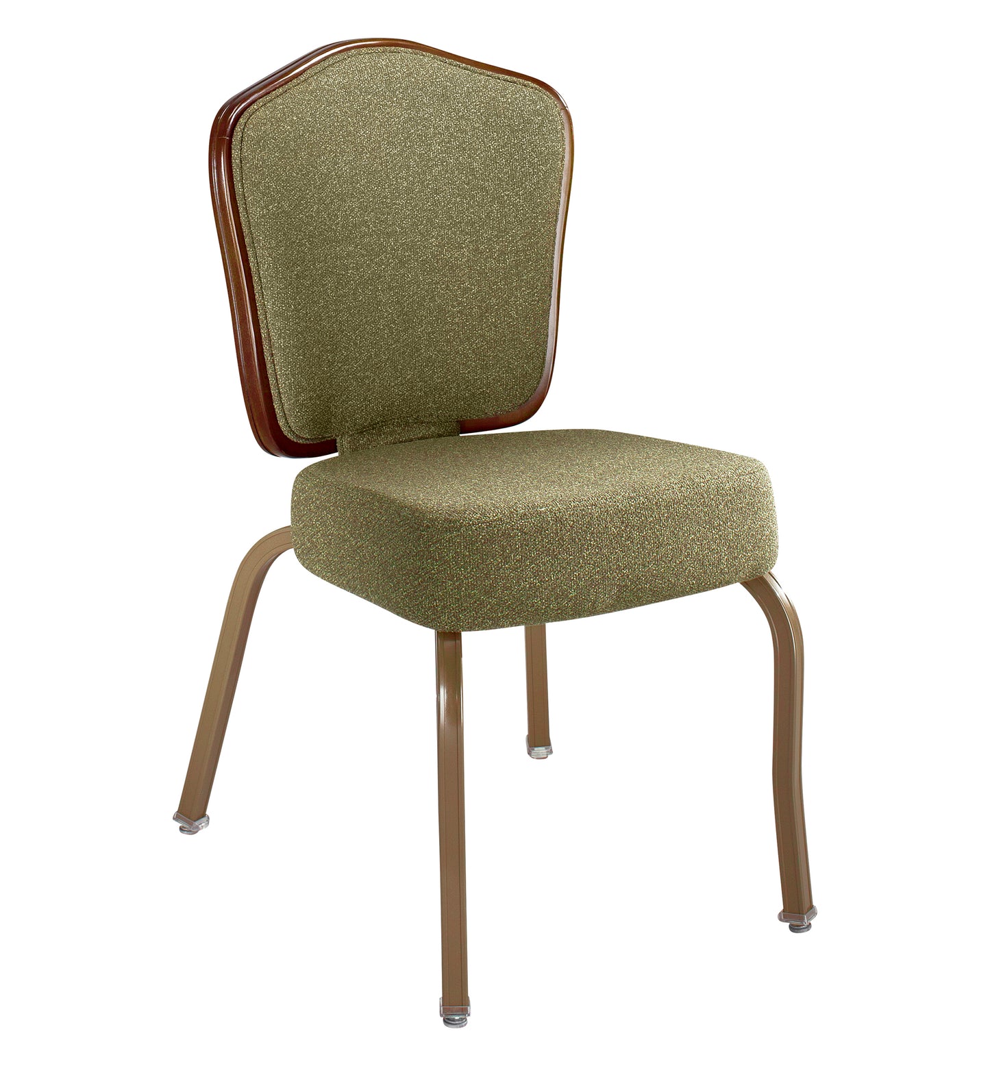 8105 Wood Back Aluminum Stacking Chair