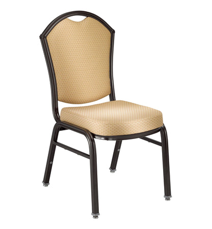 8555 / 8555-AB Aluminum Stacking Banquet Chair with Action Back