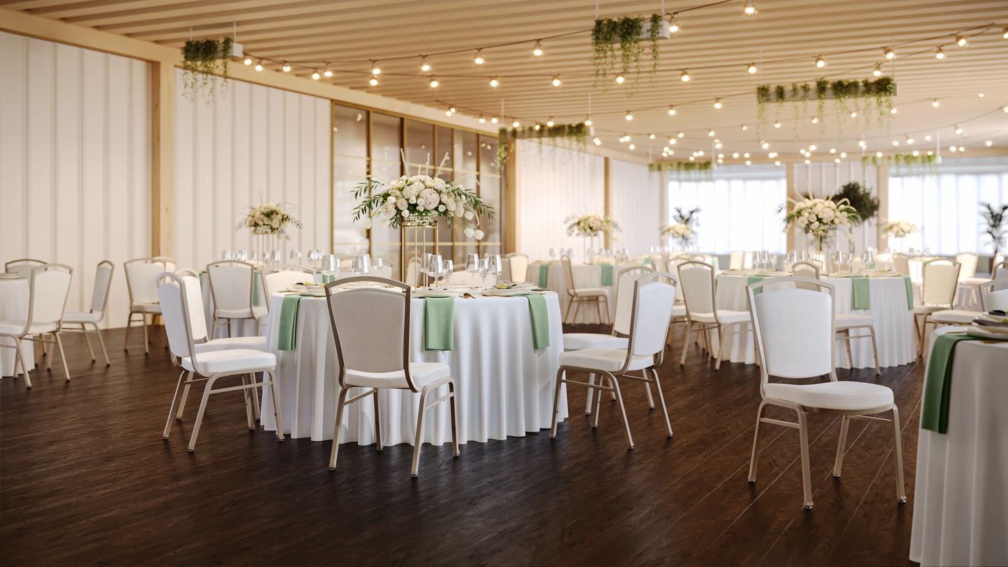 8607 / 8607AB Aluminum Stacking Banquet Chair