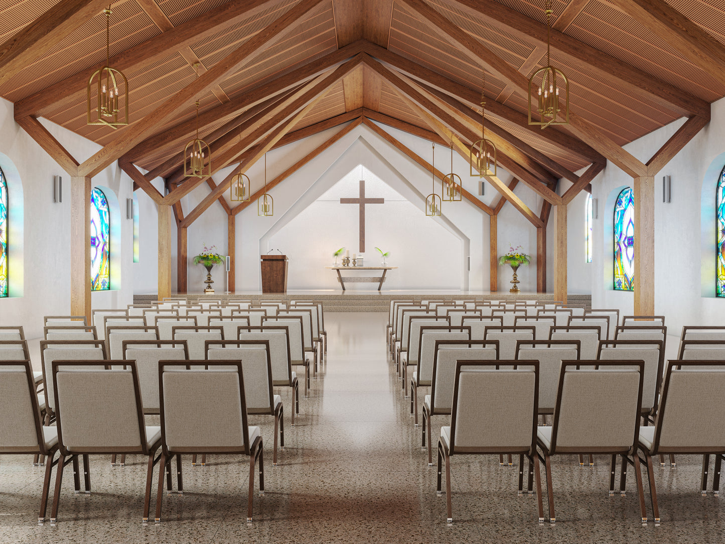 8692 / 8692AB Extra-Wide Aluminum Banquet Chair