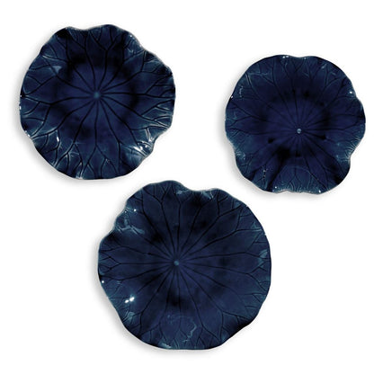 Abella Ceramic Indoor-Outdoor Wall Decor, Set of 3
