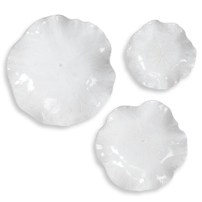 Abella Ceramic Indoor-Outdoor Wall Decor, Set of 3