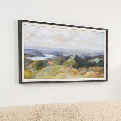 Above The Lakes Framed Print