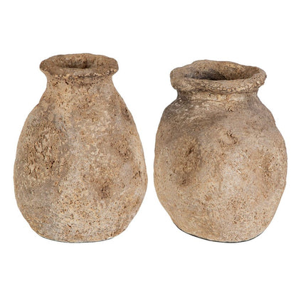 Ancient Echos Indoor-Outdoor Vases, Set of 2