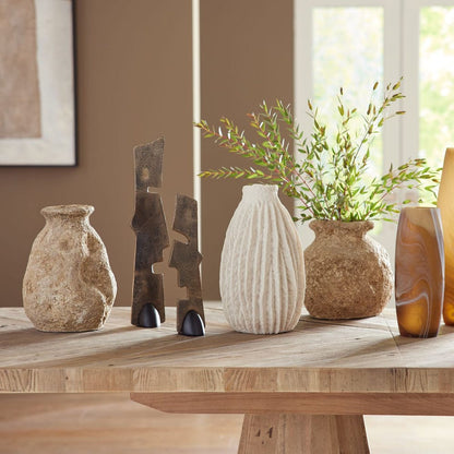 Ancient Echos Indoor-Outdoor Vases, Set of 2