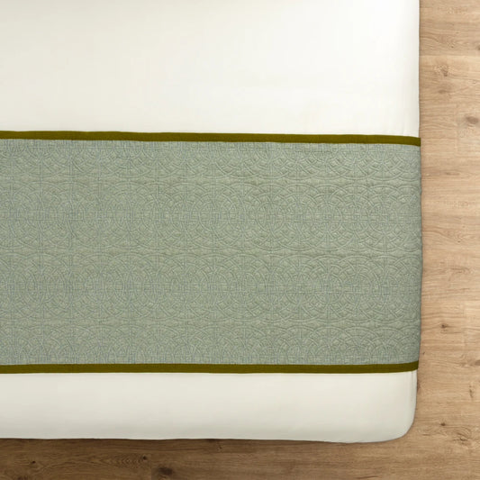 Aomori Bed Runner - Aqua