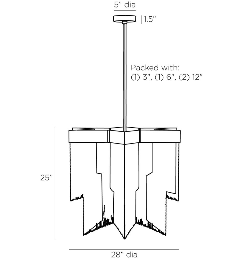 Arteriors Bridget Chandelier