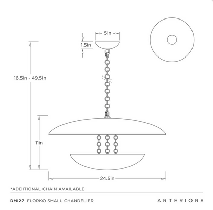 Arteriors Florko Small Chandelier