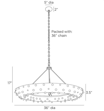 Arteriors Hardy Chandelier