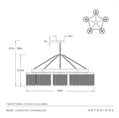 Arteriors Langston Chandelier