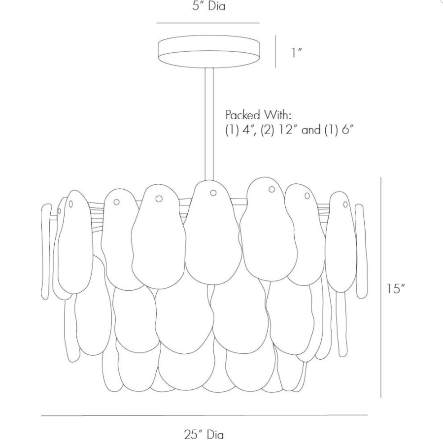 Arteriors Leon Chandelier