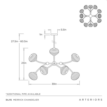 Arteriors Merrick Chandelier