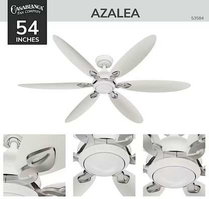 Hunter Casablanca Azalea Outdoor ENERGY STAR FC with LED Light 60"