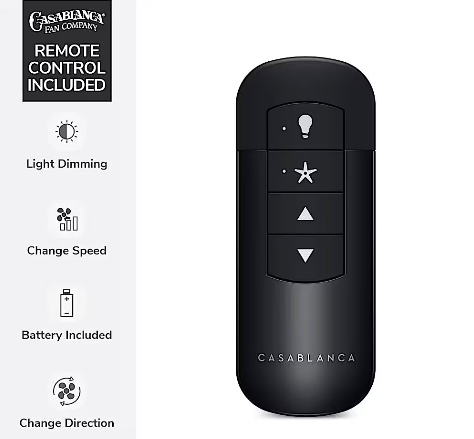 Hunter Casablanca Azalea Outdoor ENERGY STAR FC with LED Light 60"