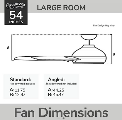 Hunter Casablanca Azalea Outdoor ENERGY STAR FC with LED Light 60"