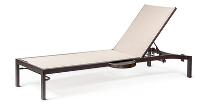 Bliss J1 Stacking Chaise Lounge with Side Tray