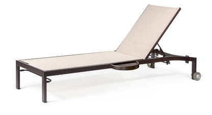 Bliss J1 Stacking Chaise Lounge with Side Tray