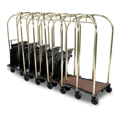 BirdsNest Nestable Luggage Cart - 2460 (Polished)