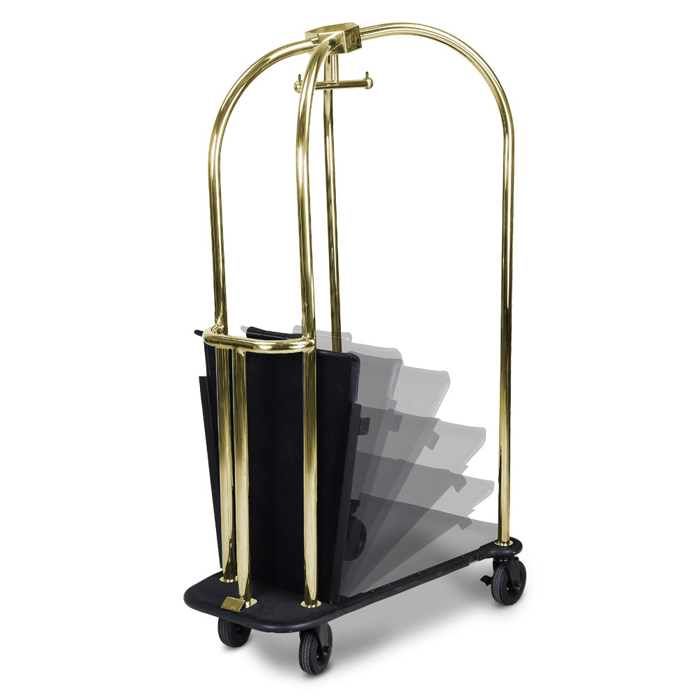 BirdsNest Nestable Luggage Cart - 2460 (Polished)