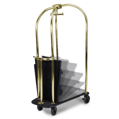 BirdsNest Nestable Luggage Cart - 2460 (Polished)