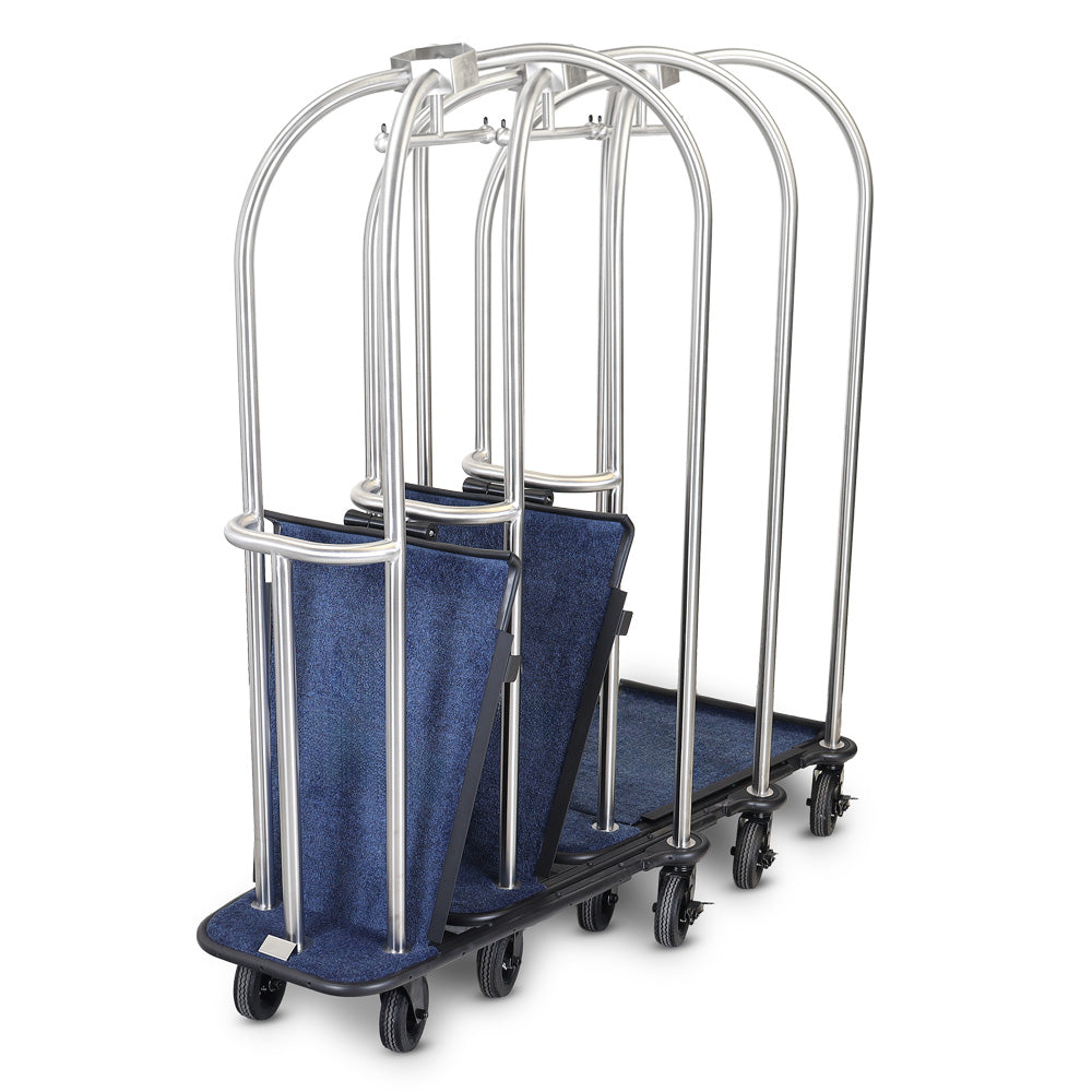 BirdsNest Nestable Luggage Cart - 2560-SS (Brushed)