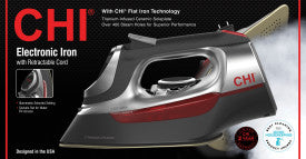 CHI Electronic Iron with Retractable Cord