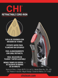 CHI Retractable Cord Iron