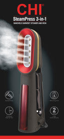 CHI SteamPress 3-In-1 Handheld Garment Steamer & Iron