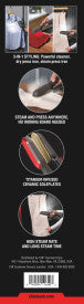 CHI SteamPress 3-In-1 Handheld Garment Steamer & Iron