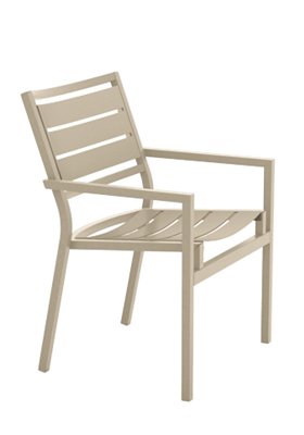 Cabana Club Aluminum Slat Dining Chair