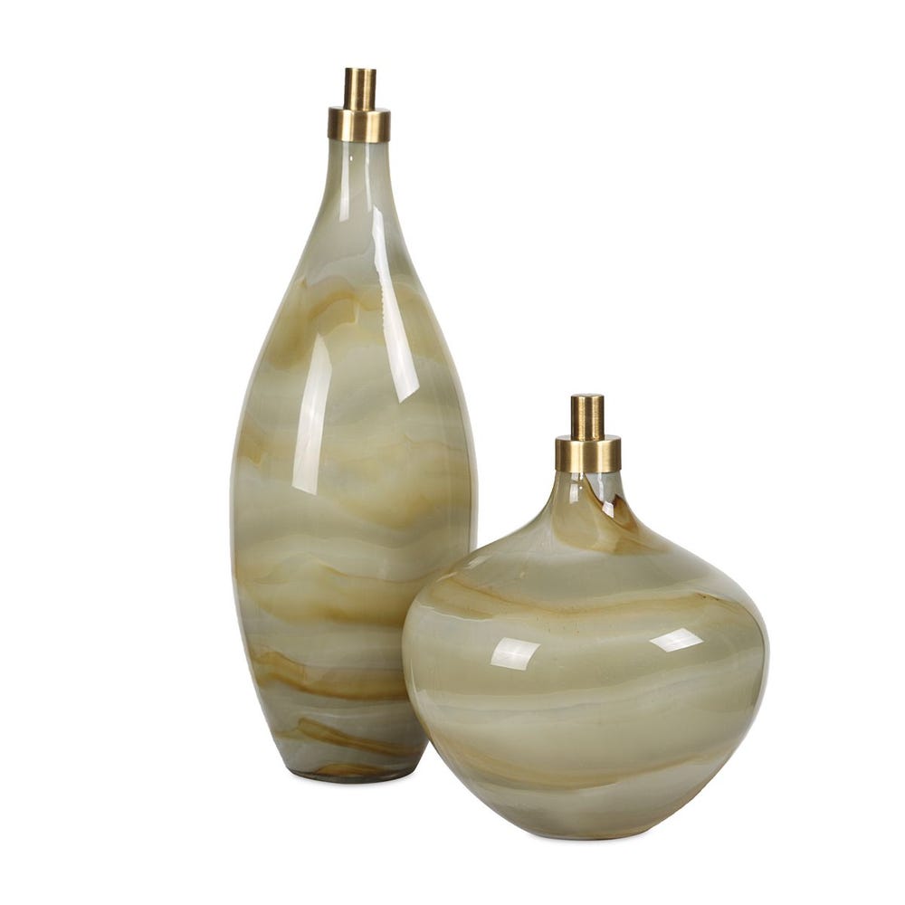 Cascade Bottles, Set of 2