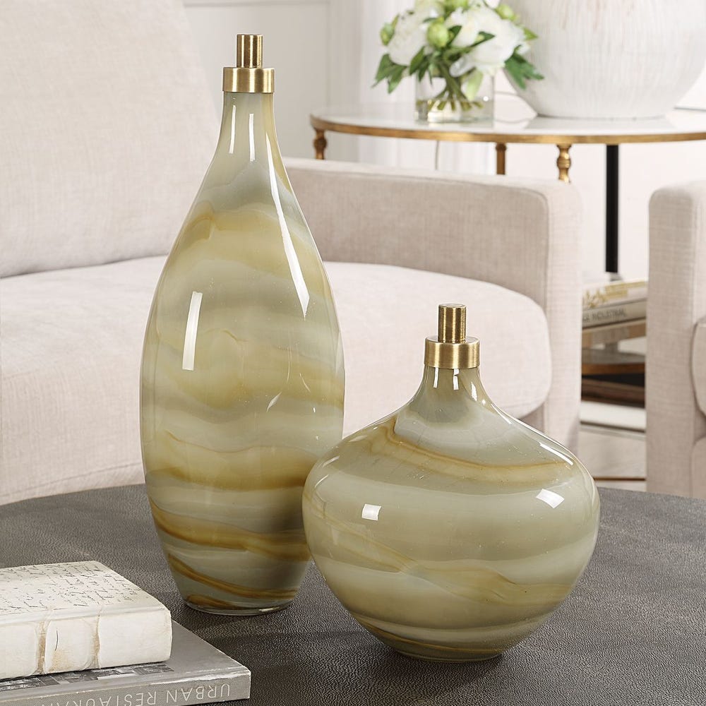 Cascade Bottles, Set of 2