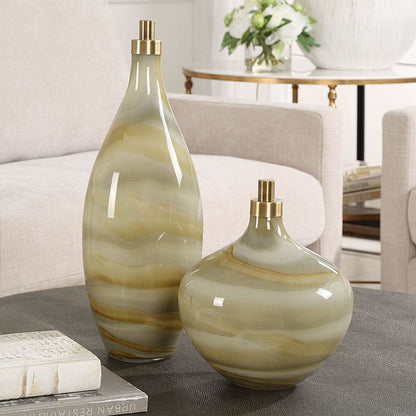 Cascade Bottles, Set of 2