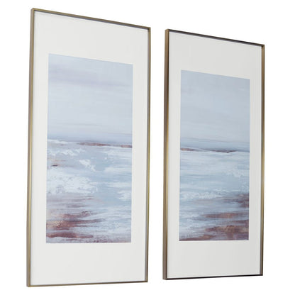 Coastline Framed Prints, Set of 2