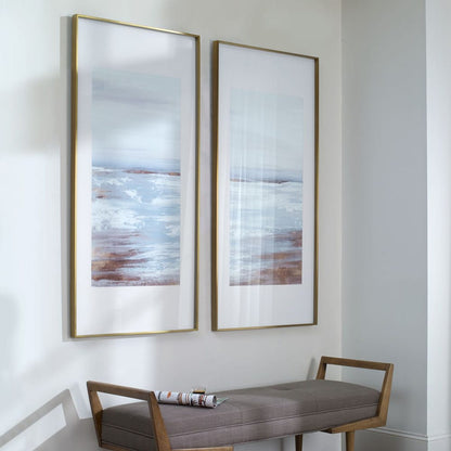 Coastline Framed Prints, Set of 2