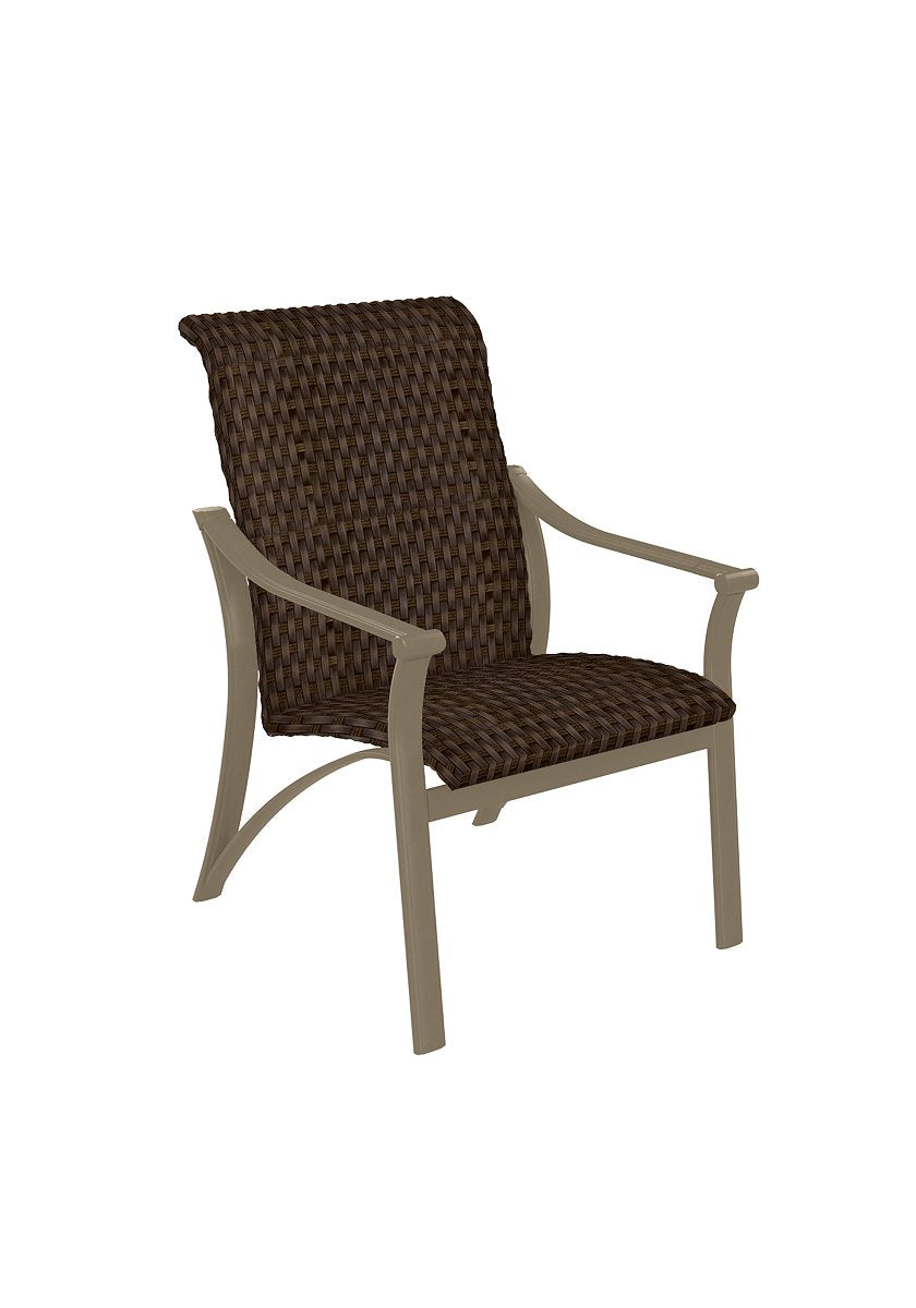 Corsica Chestnut Weave Woven Dining Chair