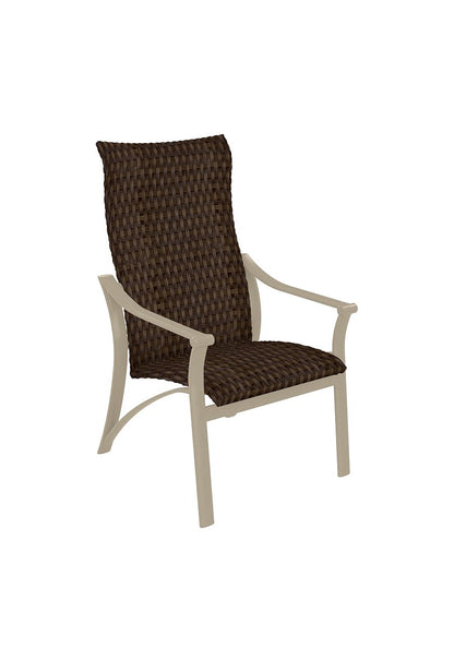 Corsica Chestnut Weave Woven High Back Dining Chair