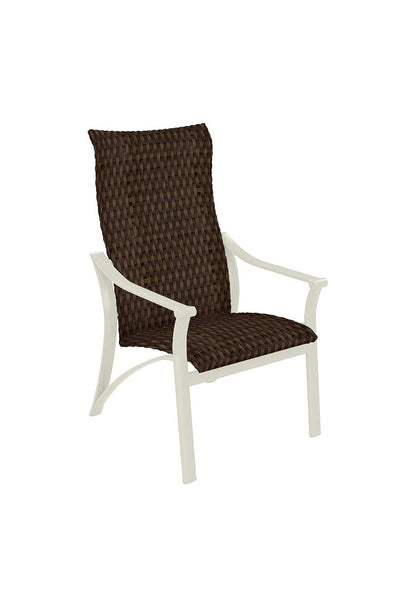 Corsica Chestnut Weave Woven High Back Dining Chair